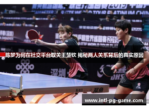 陈梦为何在社交平台取关王楚钦 揭秘两人关系背后的真实原因 陈梦为何在社交平台取关王楚钦 揭秘两人关系背后的真实原因